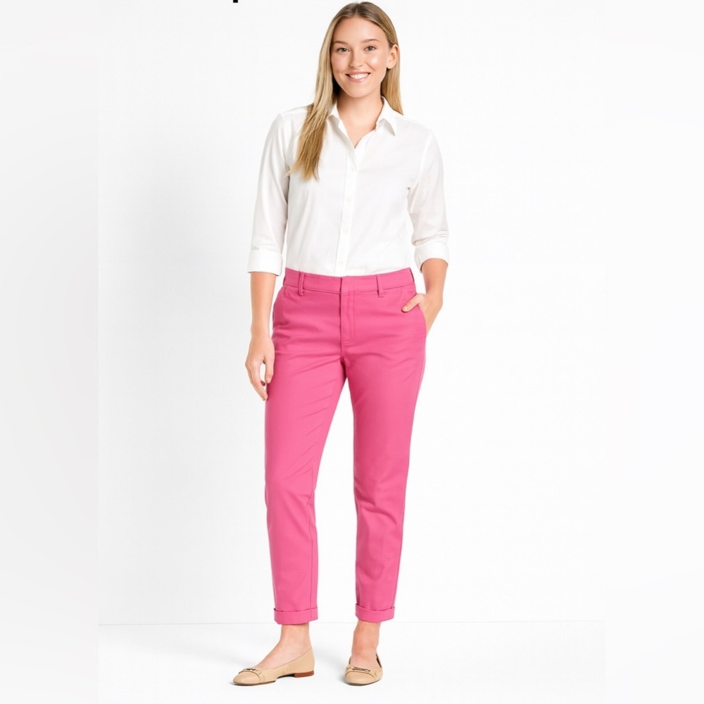 Ralph Lauren Sport Bright Pink Womens Chino Pants.  Size-2